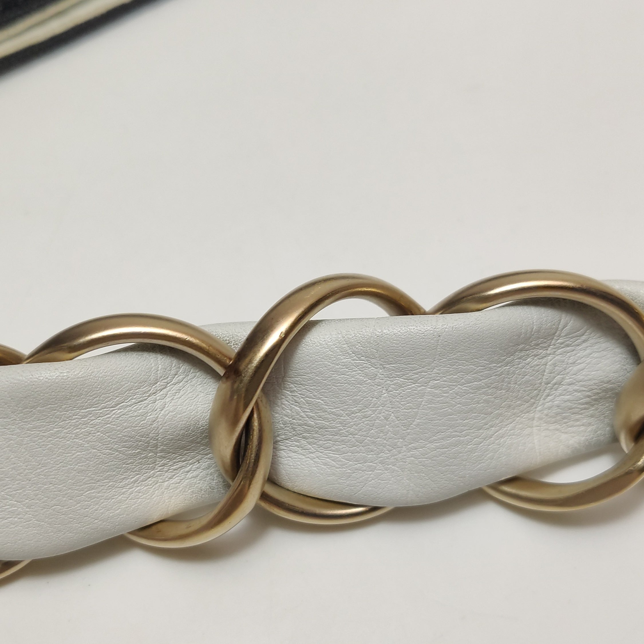 Vintage Chanel Canvas & Leather Shoulder Bag