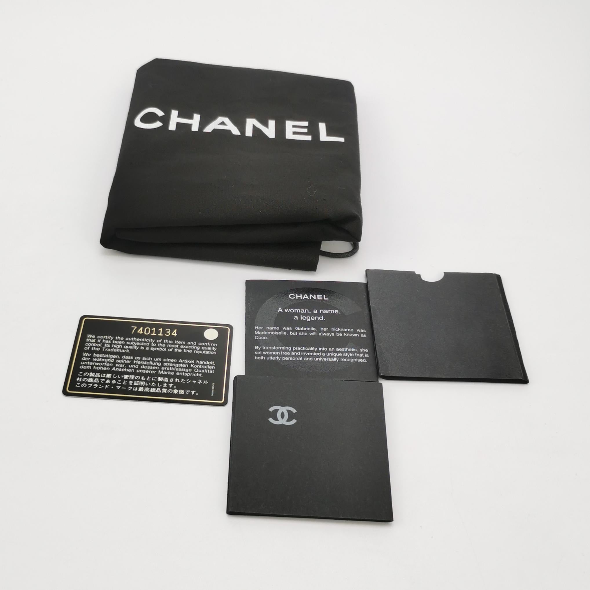 Chanel Caviar Leather CC Logo Hobo Bag