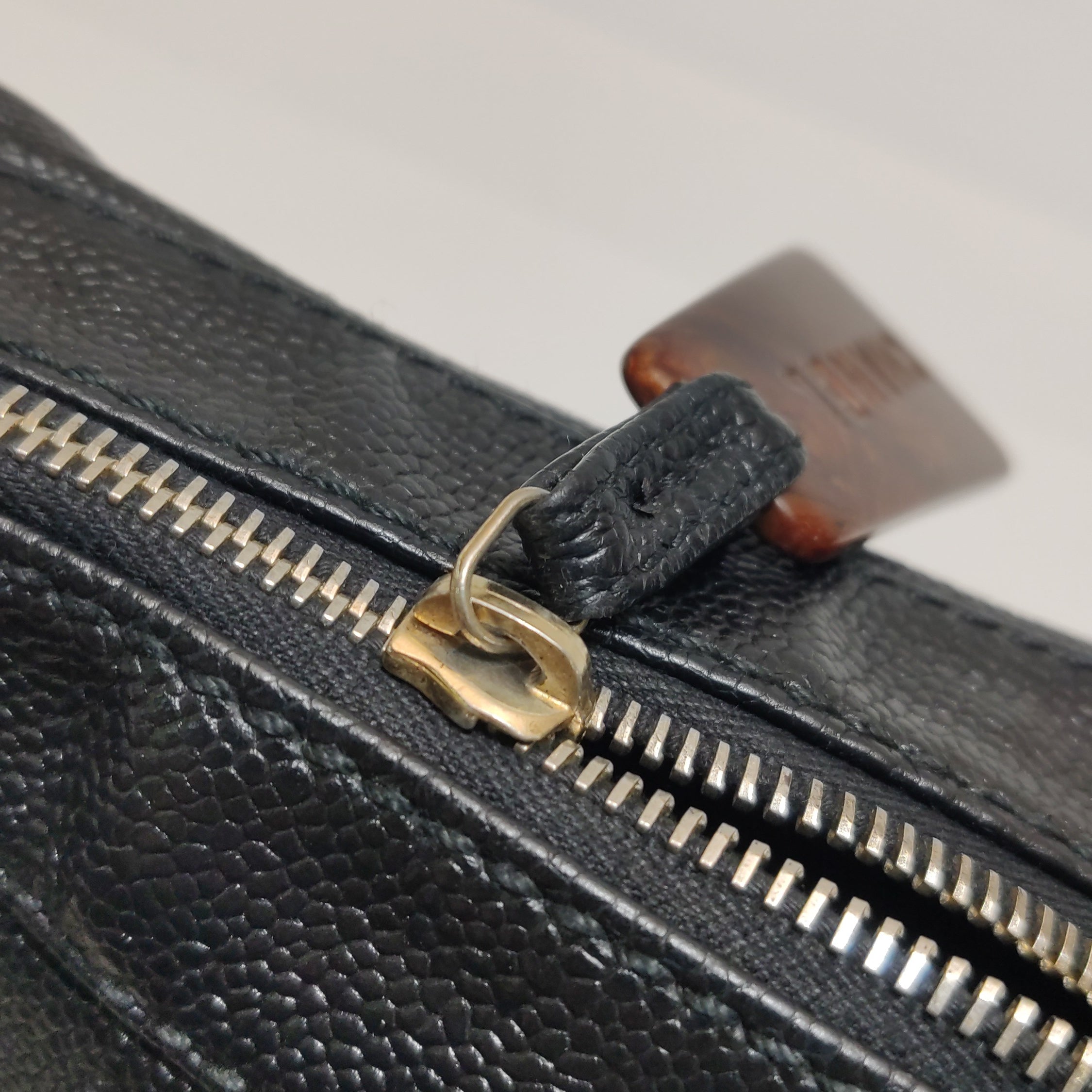 Chanel Caviar Leather CC Logo Hobo Bag