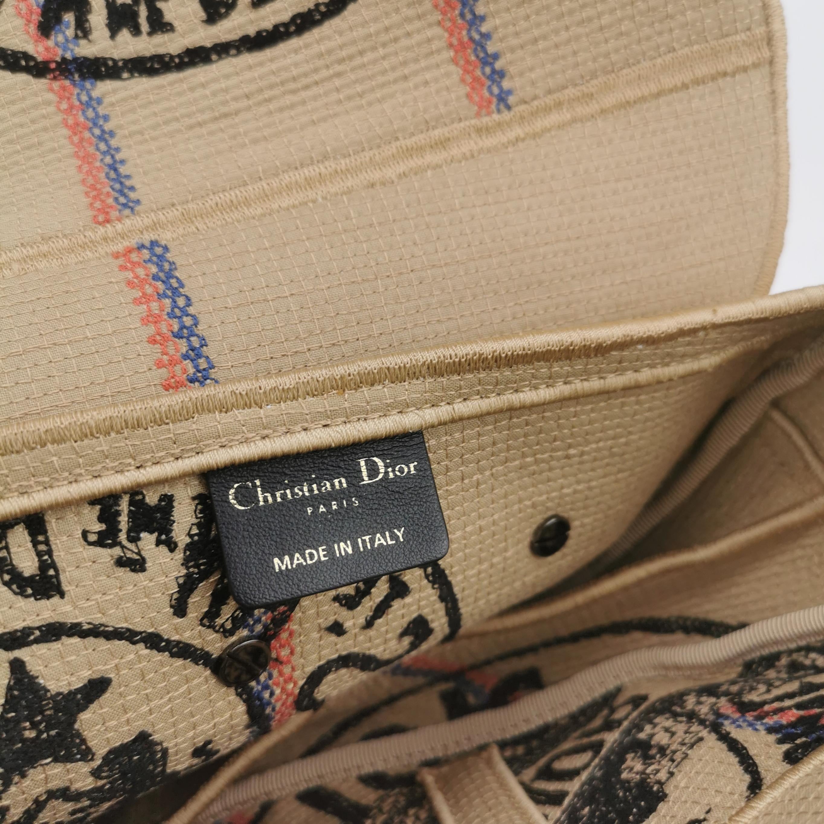Christian Dior Jute Saddle
