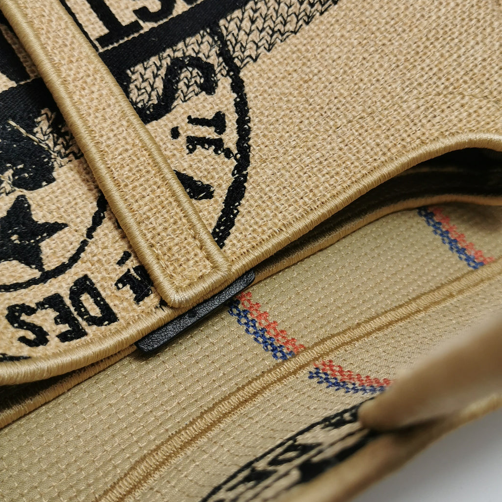 Christian Dior Jute Saddle