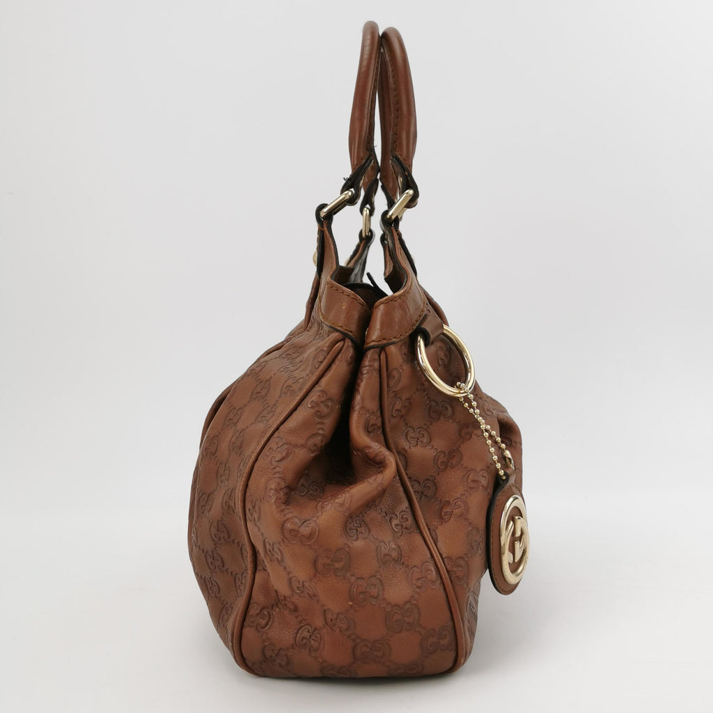 gucci sukey leather monogram bag